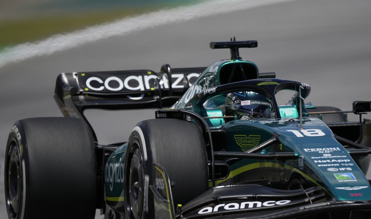 Aston Martini autosid juhivad Bahreini GP-l Ferando Alonso ja Lance Stroll (pildil)