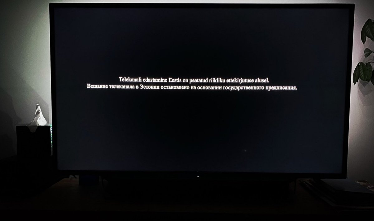 Mitu venekeelset kanalit võeti Eestis eetrist maha.