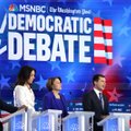 USA demokraatide presidendidebatt pidi võitlema tähelepanu pärast Trumpi tagandamisjuurdlusega