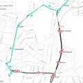 КАРТА | Строительство железнодорожного переезда изменит с четверга маршрут столичного автобуса 