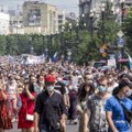 ВИДЕО | В Хабаровске прошла новая акция протеста, в которой участвовали десятки тысяч человек. Людей еще больше, чем в прошлую субботу