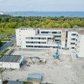 ФОТО: В Таллинне начался снос бывшей конторы Telia и ее предшественника EMT