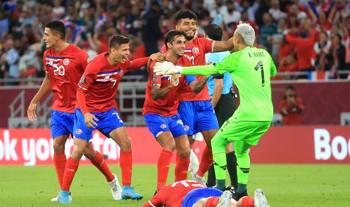 Costa Rica jõudis taas jalgpalli MM-ile.