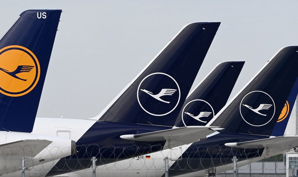 Lufthansa maapealsed töötajad alustasid täna streiki