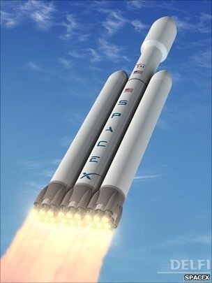 Rakett Falcon 9-Heavy