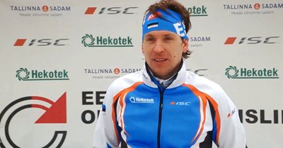 Oma viimase talvise Eesti meistritiitli järel võitja-intervjuud andmas