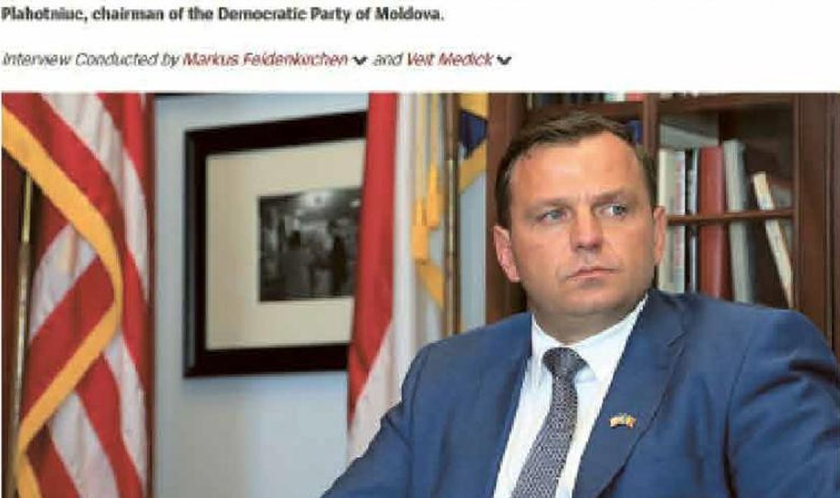 FSB mõjukampaania Moldova oligarhi Vlad Plahotniuci vastu