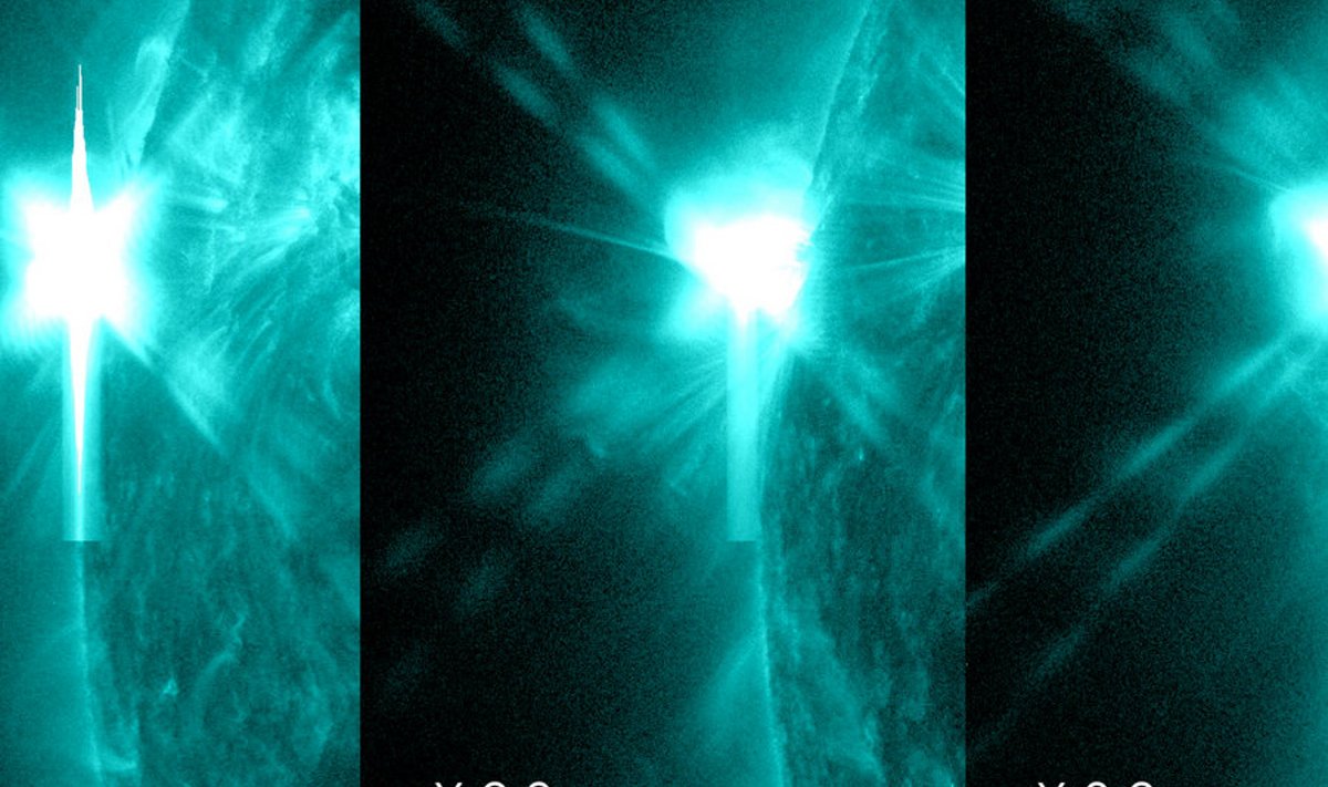 Tänavused tugevaimad päikeseloited. Foto: SDO