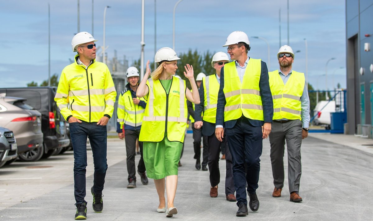 Majandus- ja taristuminister Riina Sikkut kohtus täna Läti majandusministriga, ühiselt käidi Paldiskis LNG ujuvterminali ehitust vaatamas.