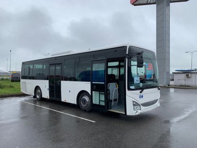 Suuremat tüüpi buss Iveco Crossway LE. Neid hakkab Põhja-Pärnumaa liinidel kurseerima 14 tükki.