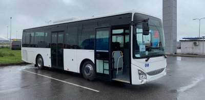 Suuremat tüüpi buss Iveco Crossway LE. Neid hakkab Põhja-Pärnumaa liinidel kurseerima 14 tükki.