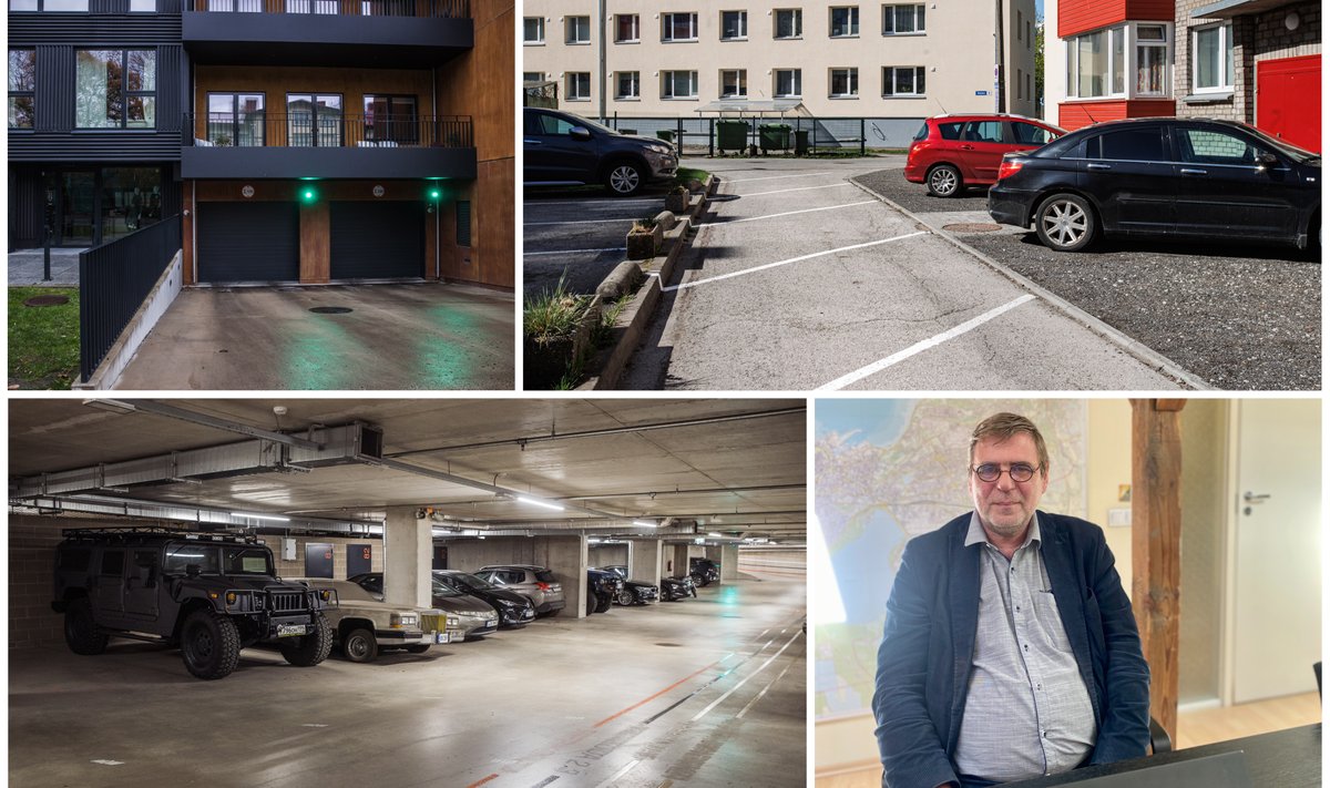 "Parkimisvägivald lõpeb, kui vallandatakse 16 aastat Tallinna transpordiametit küündimatult juhtinud Andres Harjo." (A. Harjo fotol all paremal)