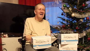 Head annetajad ulatasid ALS-i põdevale mehele viimase õlekõrre