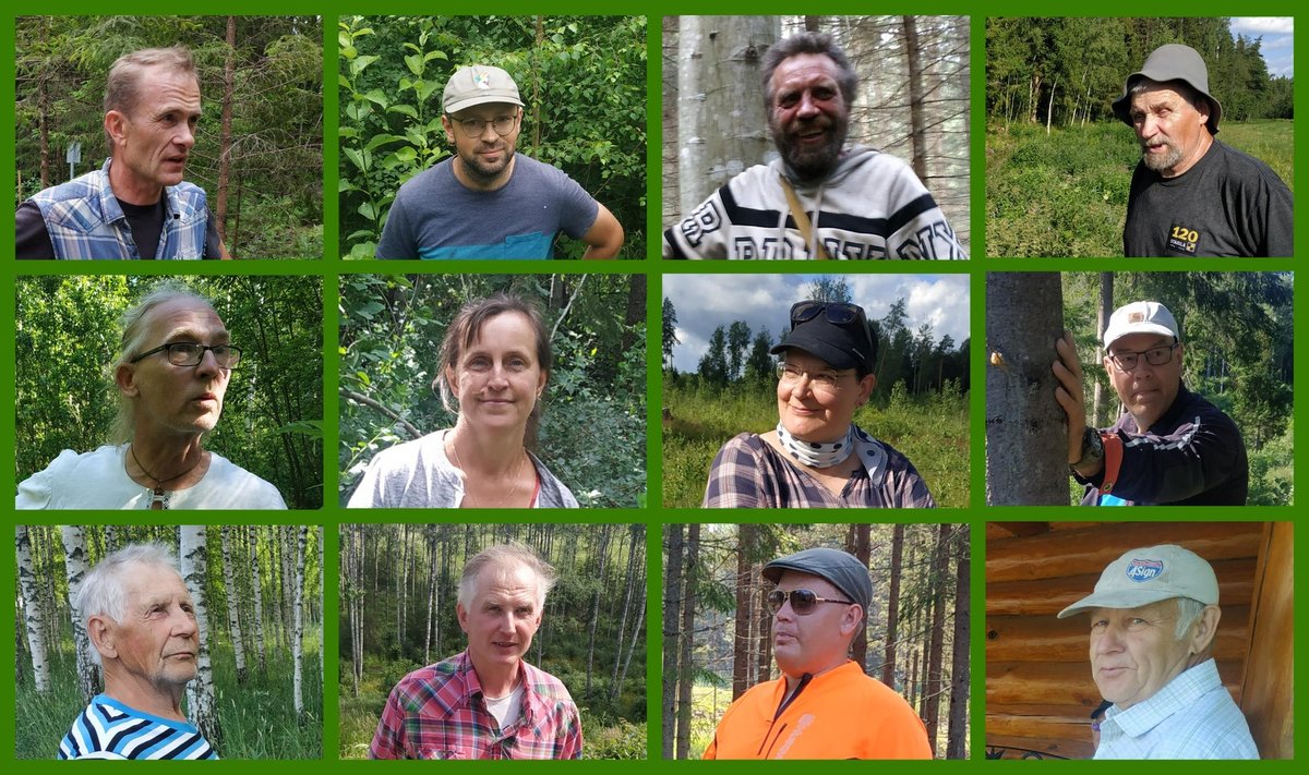 Konkursi Parim metsamajandaja 2022 kandidaadid