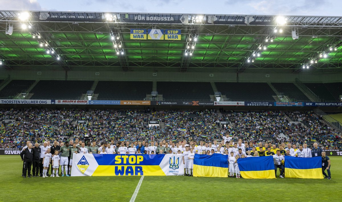 Ukraina koondise ja Borussia mäng