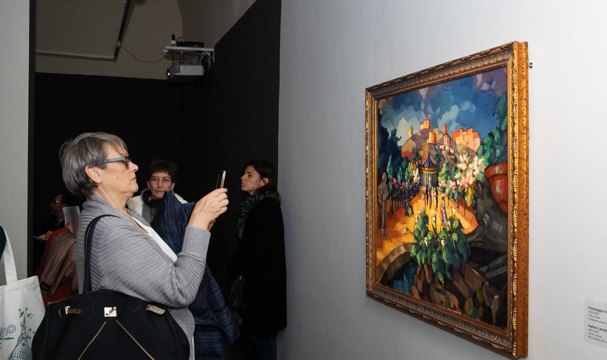 Konrad Mägi näituse avamine Torinos Musei Realis
