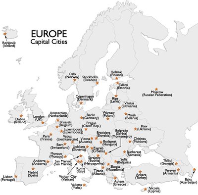 Euroopa riikide pealinnad