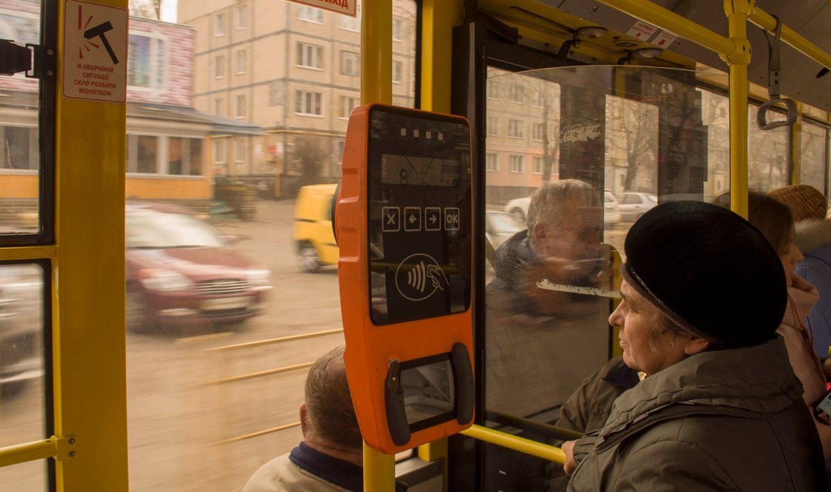 Ridangot tunnustati Kiievisse kontaktivaba piletisüsteemi haldamise eest.