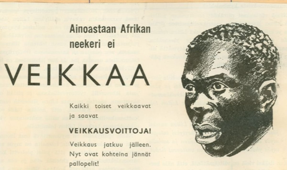 Veikkausi vana hasartmängureklaam