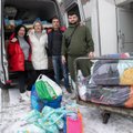 ФОТО | Жители модульных домов из Бучи просили помощи у Эстонии. Их услышали – отправили еду, памперсы и моющие средства
