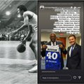 Министр обороны Эстонии подарил коллеге из США майку эстонской баскетбольной сборной и напомнил о легендарной игре 1970 года 