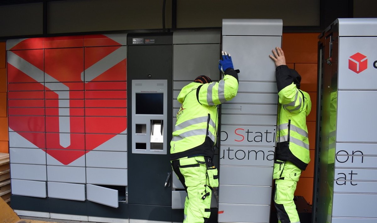 DPD uute pakiautomaatide paigaldus