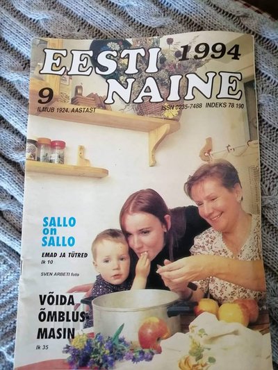 Marju leidis pööningult 1994. aasta Eesti Naise, mille kaanel on armastatud Helgi Sallo.