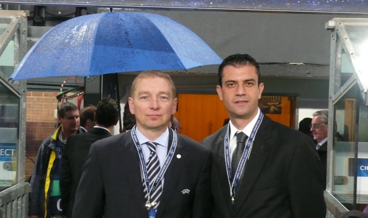 Uno Tutk (vasakul) ja Eesti rahva "suurim sõber" Viktor Kassai