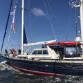 FOTOD JA VIDEO | Ekspeditsioonilaev "Admiral Bellingshausen" läks Muhu regati jahtide saatel teele