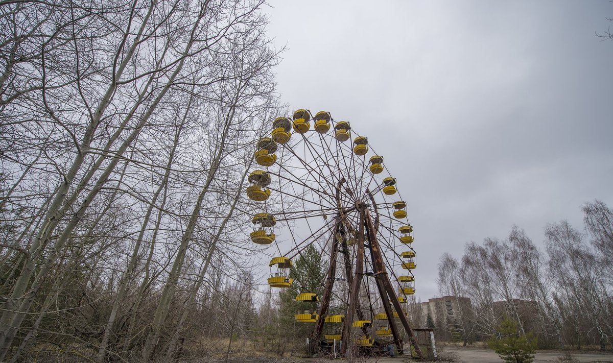 Tšornobõli tuumajaama ümbruses leegitsevad metsapõlengud