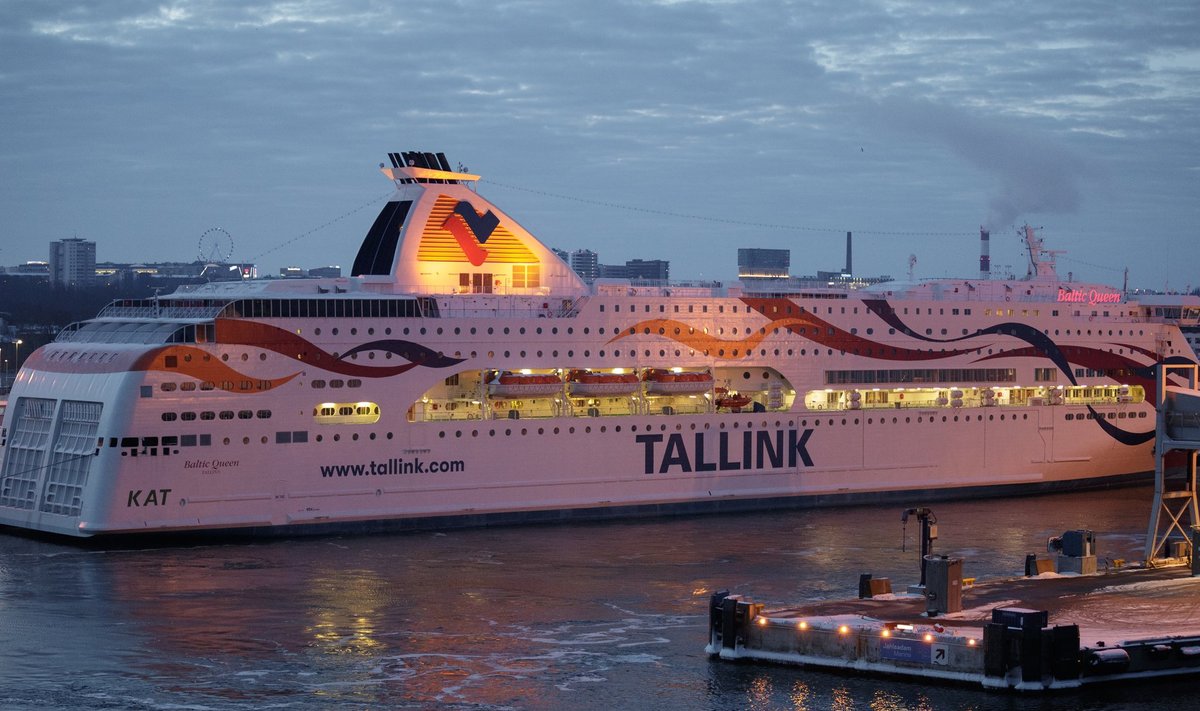 Baltic Queen Tallinna sadamas.