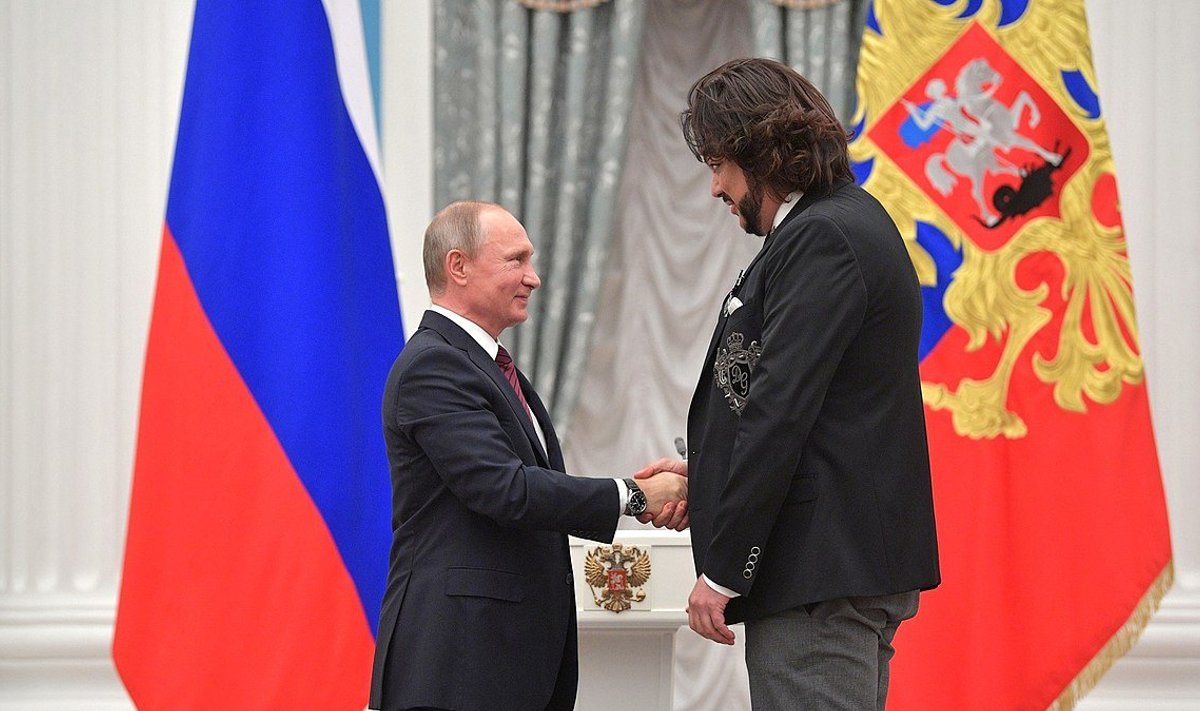 Vladimir Putin ja Filipp Kirkorov