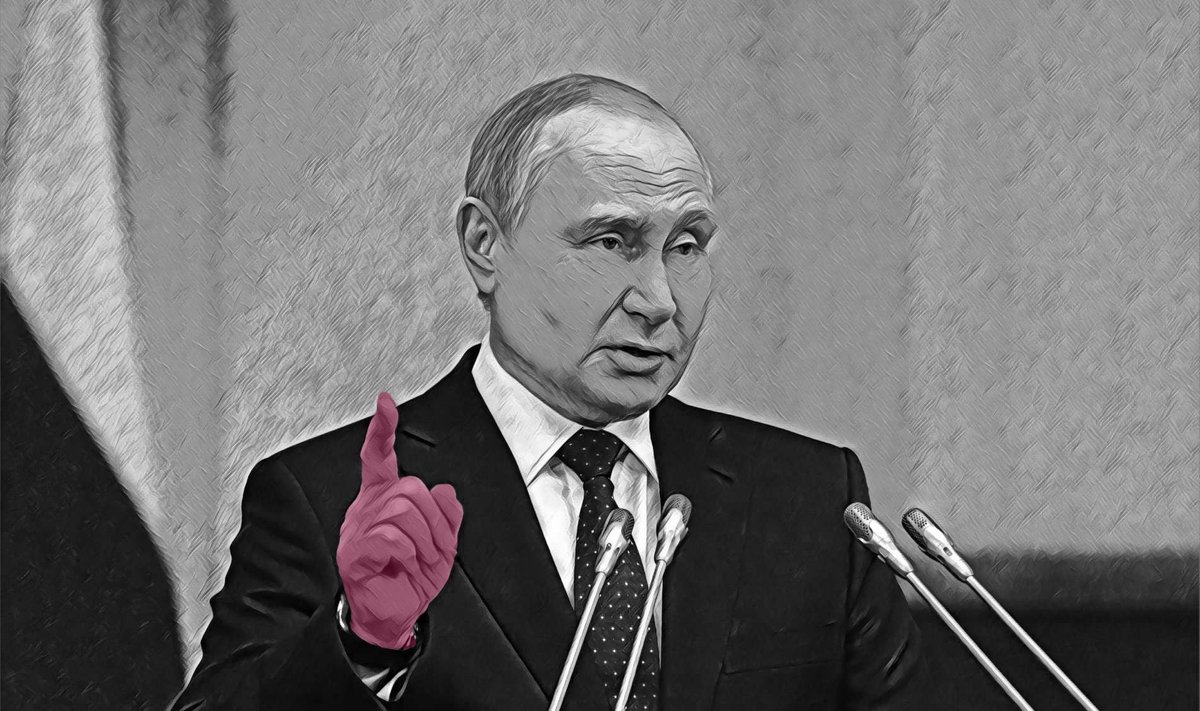 Vladimir Putini käsi on...