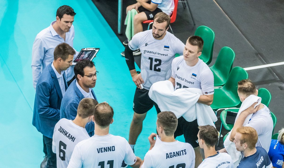 Eesti võrkpallikoondis.