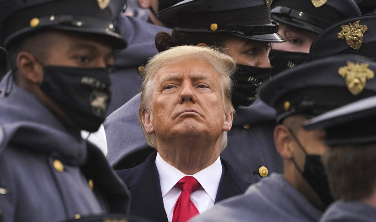 USA president Donald Trump möödunud kuu algul West Pointi sõjaväeakadeemias. 