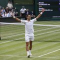 Wimbledoni finaali jõudnud Djokovici lahutab Federerist ja Nadalist vaid üks samm