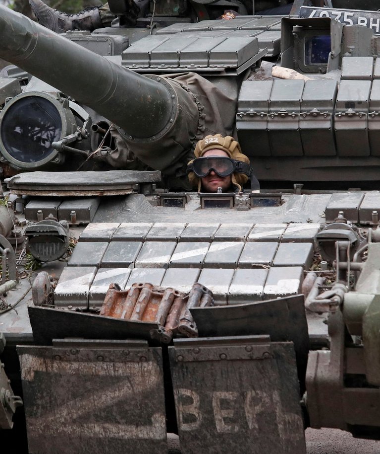 ORKID TÖÖPOSTIL: Vene tankistid 22. mail Donetskis.