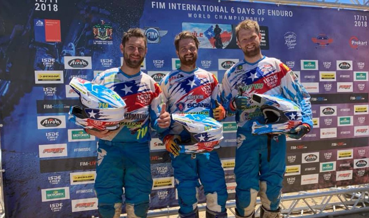 Fotol (vasakult) Ivo Steinbergs, Elary Talu, Martin Leok