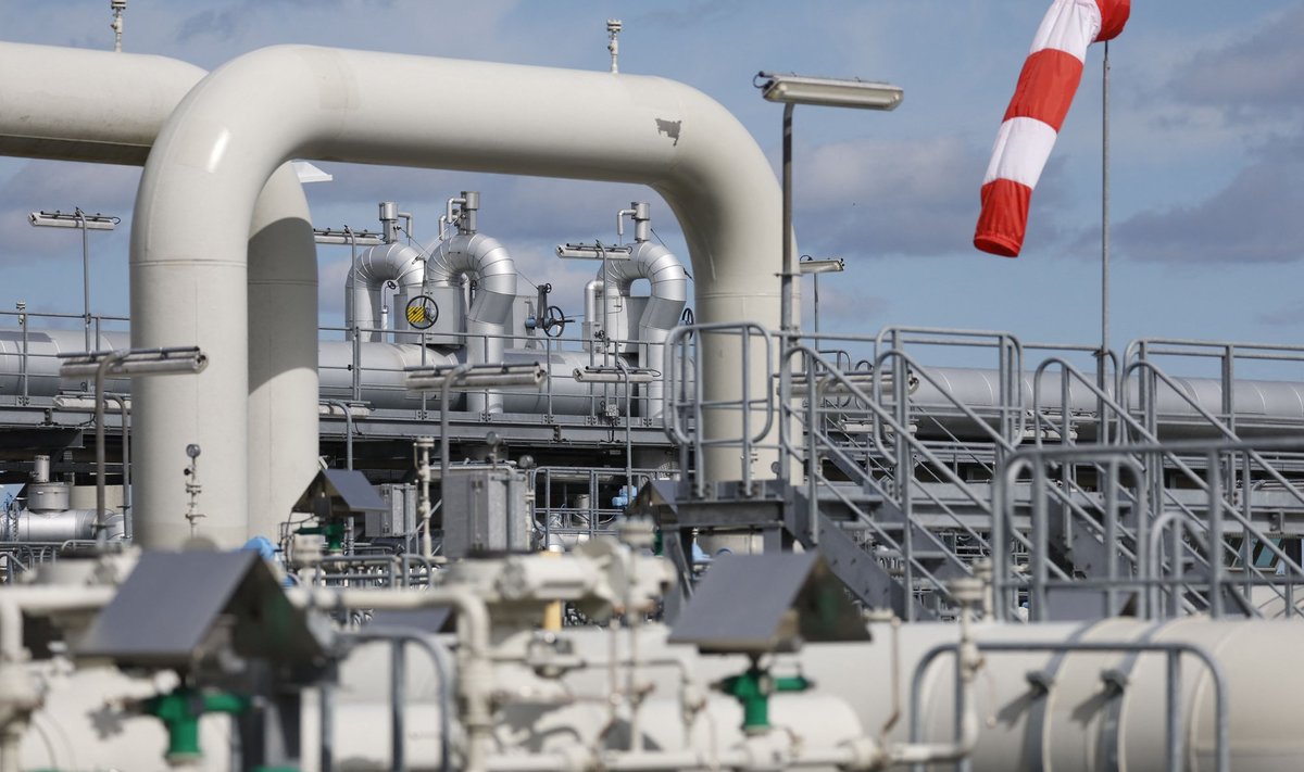 Saksamaa täidab gaasihoidlaid, valmistudes ees olevaks talveks.