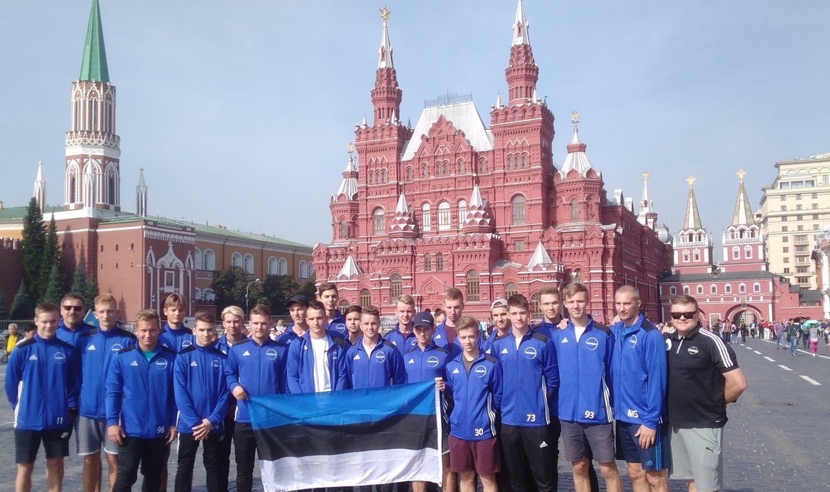 Fotomeenutus 2018 Moskva MM-valikturniirillt, kus Eesti 6:6 viigi tõttu võõrustajatega väravatevahega edasi ei pääsenud.