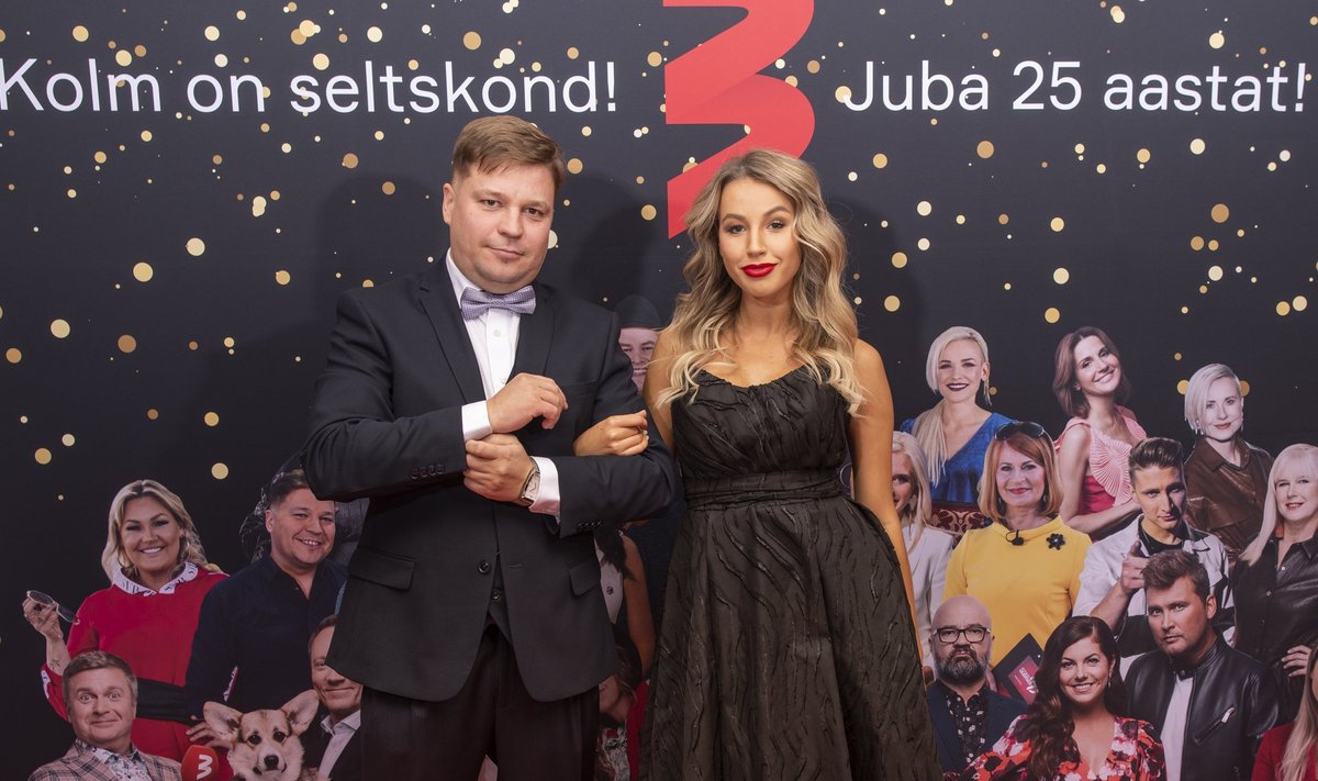 ÜRITUSEL KOONDNIMEGA "Missioon TV3 &amp; 007" esitlesid TV3 sügisprogrammi teletähed Erkki Sarapuu ja Tuuli-Ann Freienthal.