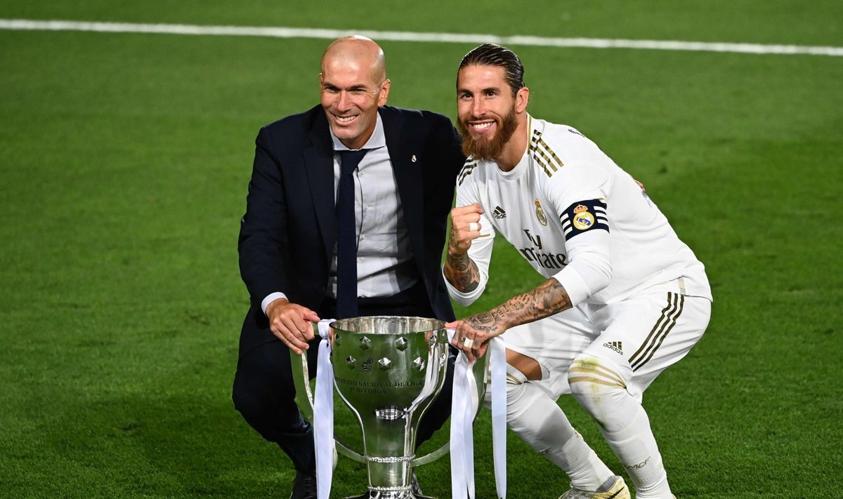 Zinedine Zidane ja Sergio Ramos 