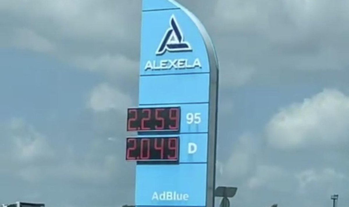 Kütuse hind 09.06.2022 Jõgeval