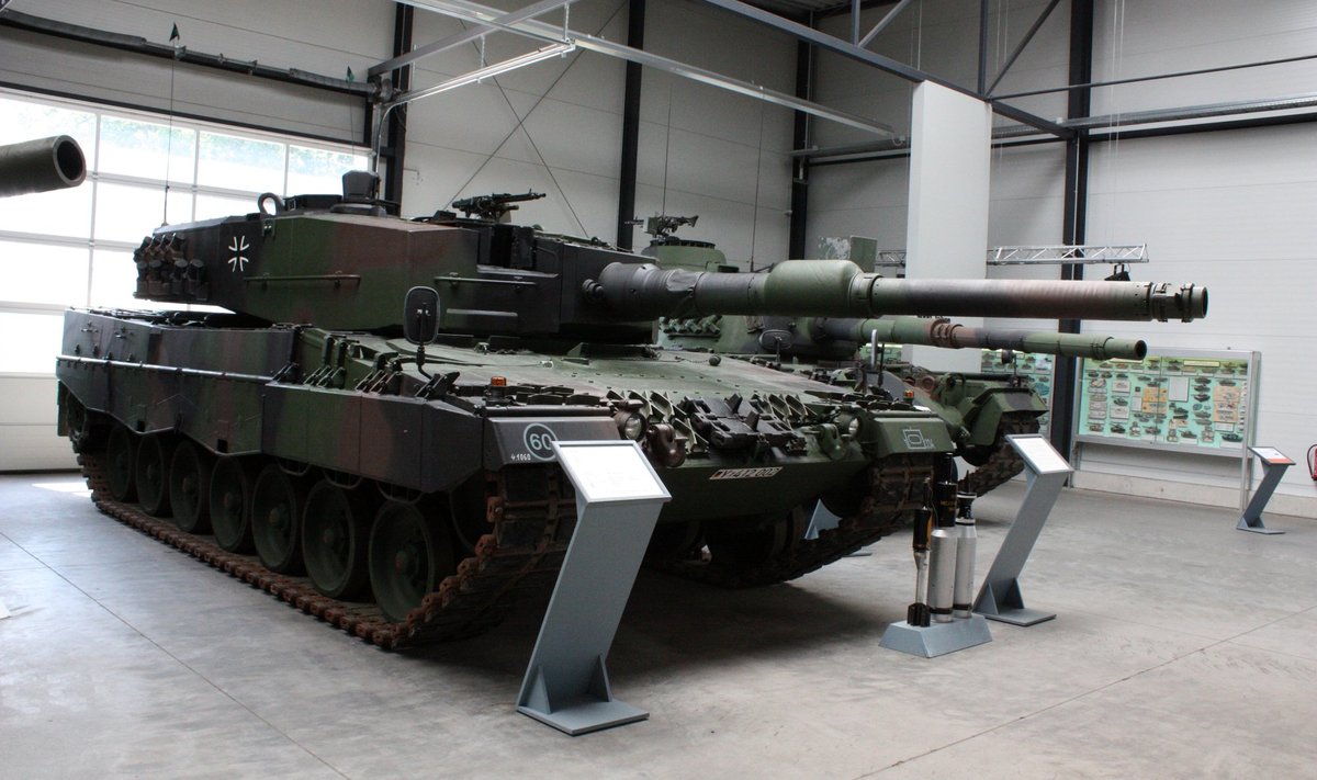 Leopard 2A4 Munsteri tankimuuseumis