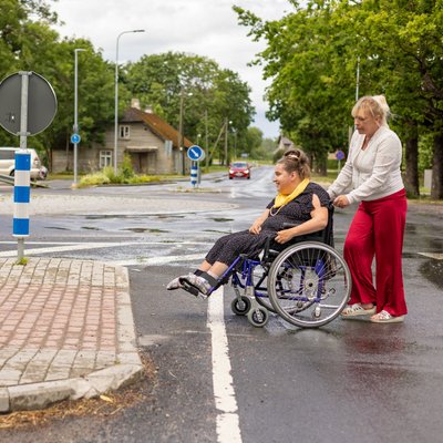 Vabatahtlik seltsiline Kersti Saarmets aitab Kristeli liikuma ehk tähendab naise jaoks palju rohkem vabadust.