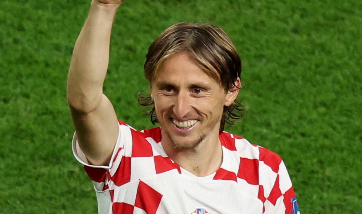 Horvaatia kapten ja eelmise MM-i parim mängija Luka Modric.