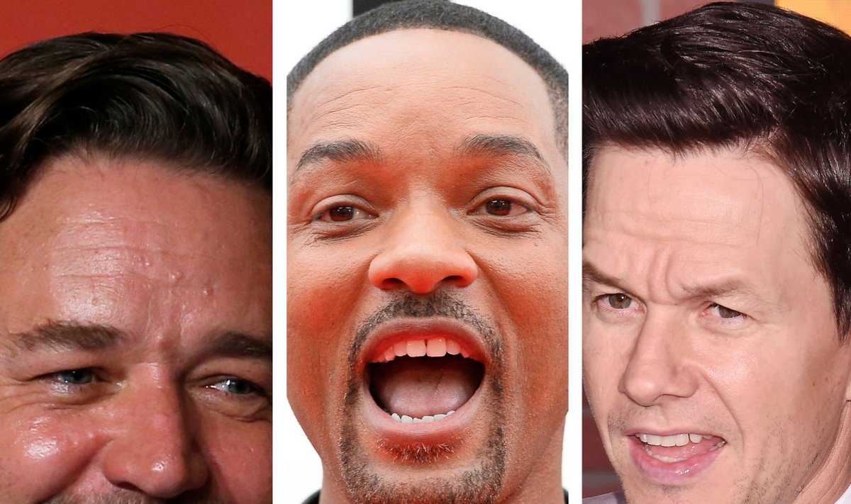 Russell Crowe, Will Smith ja Mark Wahlberg