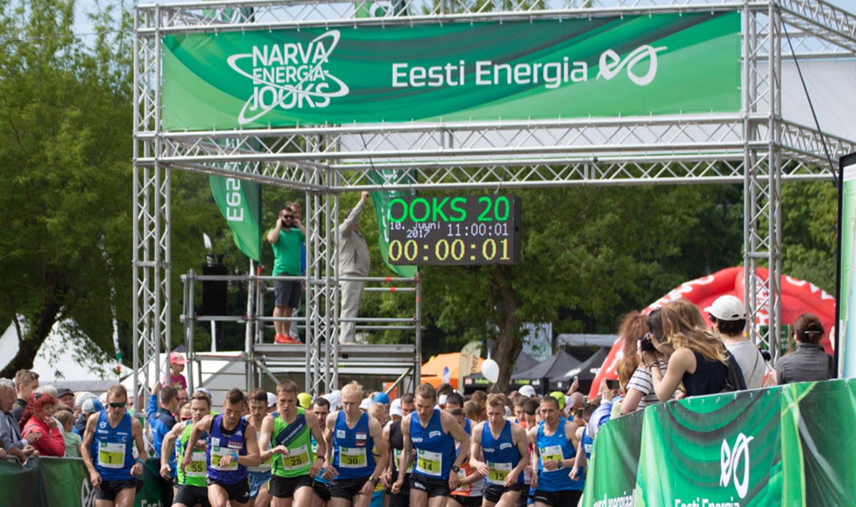 Narva Energiajooksu poolmaratoni start