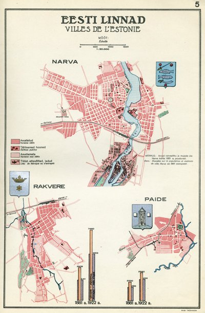 INTERAKTIIVNE KAART: Narva linn 1922. aastal ja täna - Forte