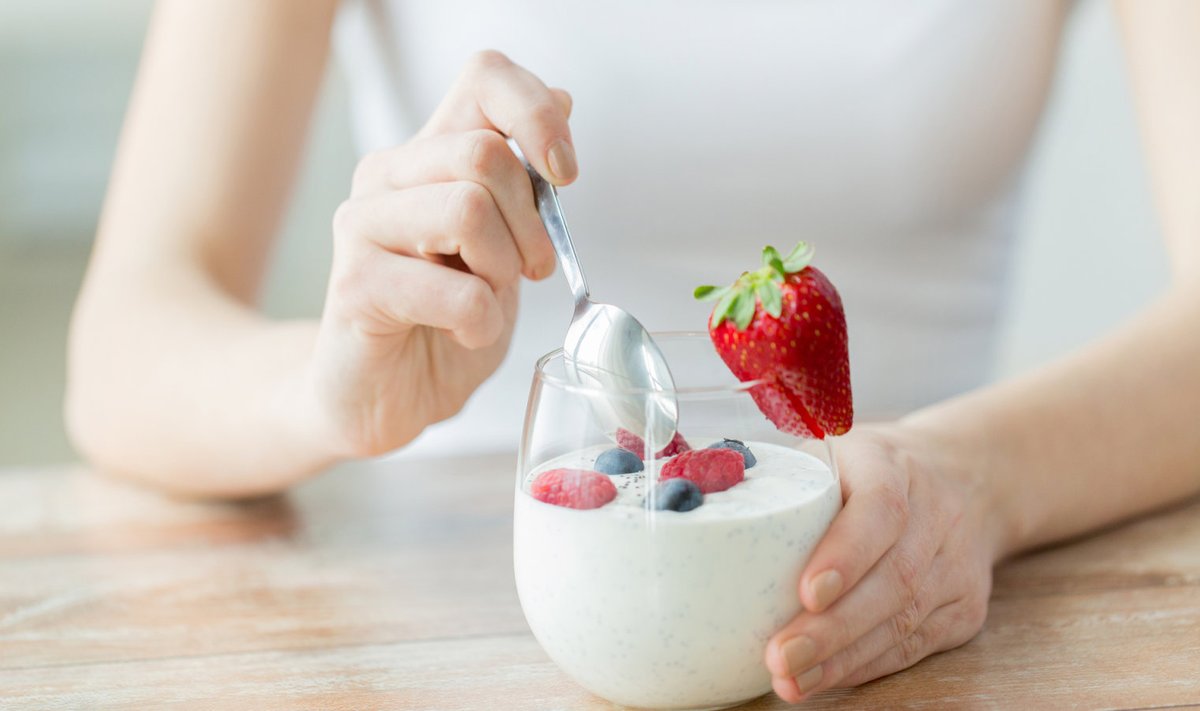 Maitsestamata jogurt pakub kehale probiootikume